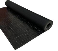 LASTİK LEVHA PUANLI SİYAH 1,20 (EN: 1,2 MT BOY: 1 MT)