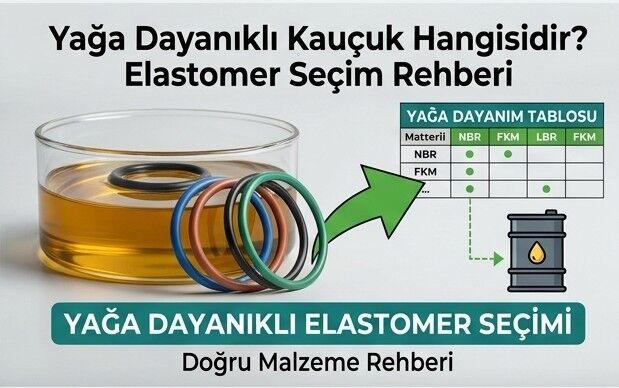 Yağa Dayanıklı Kauçuk Hangisidir? Elastomer Seçim Rehberi