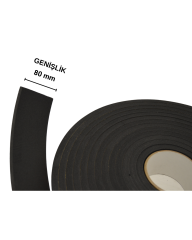 5 x 80 Mm Yapışkanlı Epdm Sünger Şerit (10 Metre)