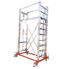Alüminyum İskele Teleskopik 2*2=4 Mt (Teles.01)