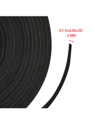 2 x 20 Mm (100 Metre) Yapışkanlı Epdm Sünger Şerit