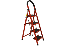 4 Basamaklı Metal Merdiven (1.48 Metre)