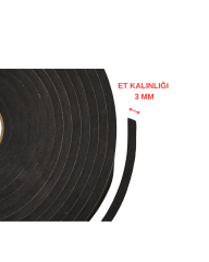 3 x 30 Mm (10 Metre) Yapışkanlı Eva Sünger Şerit