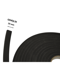 10 x 20 Mm (10 Metre) Yapışkanlı Eva Sünger Şerit