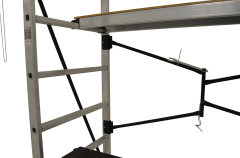 Kurulumu Kolay Katlanabilir Geniş Basamaklı İskele (2 Metre)