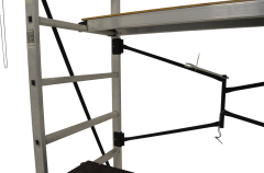 Kurulumu Kolay Katlanabilir İskele Geniş Basamaklı (2 Metre)