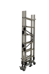 Kurulumu Kolay Katlanabilir İskele Geniş Basamaklı (2 Metre)