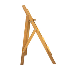 STEP İDA AHŞAP MERDİVEN 4 BASAMAKLI (MEŞE RENGİ)