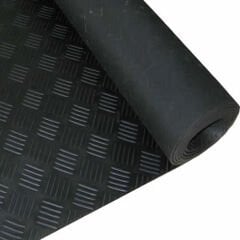 3 mm Milenyum Desenli Lastik Levha Siyah (En: 1,4 Mt Boy: 1 Mt)