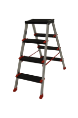 Alüminyum Çift Taraflı Merdiven 4+4 (SAR1324)