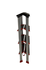 Alüminyum Çift Taraflı Merdiven 4+4