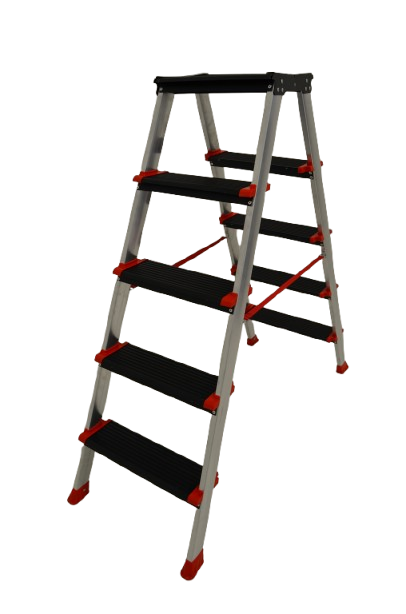 Alüminyum Çift Taraflı Merdiven 5+5 (SAR1325)