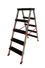 Alüminyum Çift Taraflı Merdiven 5+5 (SAR1325)