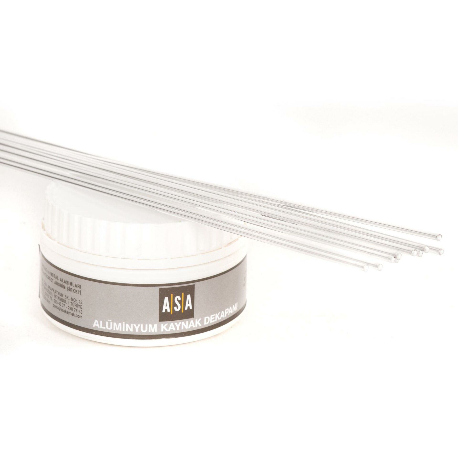 Alüminyum Kaynak Teli 3,2 mm (10 Adet) + Alüminyum Kaynak Dekapanı 250 Gr
