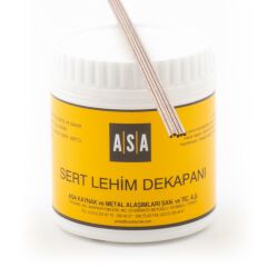 %50 Gümüş Kaynak Teli (5 Adet)  + (500 gr) Asa-Flo  Gümüş Kaynak Dekapanı