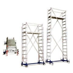 ALÜMİNYUM İSKELE 8 MT TELESKOPİK (FMI.14) (4 * 2 MT)