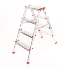 4 Basamaklı Çift Çıkışlı Alüminyum Merdiven 91 Cm (Accm.02)