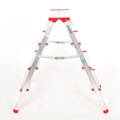 ALÜMİNYUM ÇİFT ÇIKIŞLI 4 BASAMAKLI MERDİVEN (91 CM) (ACCM.02)