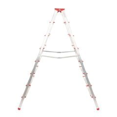 ALÜMİNYUM ÇİFT ÇIKIŞLI 8 BASAMAKLI MERDİVEN (181 CM) (ACCM.06)