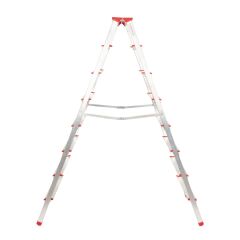 8 Basamaklı Çift Çıkışlı Alüminyum Merdiven 1,81 Metre (Accm.06)