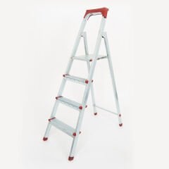 3 Basamaklı Alüminyum Merdiven (0,6 mm Profil)