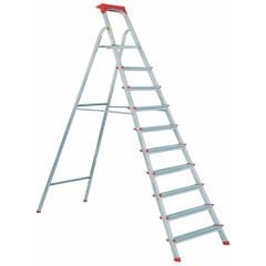 9 Basamaklı Alüminyum Merdiven (0,6 mm Profil)