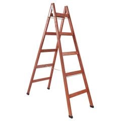 Step Frigya 5 Basamaklı Çift Çıkışlı Ahşap Merdiven (Yükseklik 1,70 Mt)