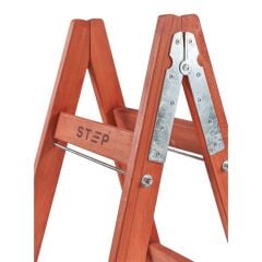 Step Frigya 7 Basamaklı Çift Çıkışlı Ahşap Merdiven (Yükseklik 2.30 Mt)
