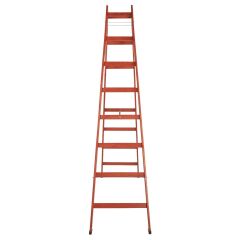 Step Frigya 8 Basamaklı Çift Çıkışlı Ahşap Merdiven (Yükseklik 2.60 Mt)