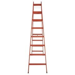 Step Frigya 8 Basamaklı Çift Çıkışlı Ahşap Merdiven (Yükseklik 2.60 Mt)