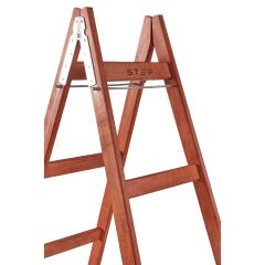 Step Frigya 8 Basamaklı Çift Çıkışlı Ahşap Merdiven (Yükseklik 2.60 Mt)