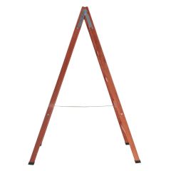 Step Frigya 9 Basamaklı Çift Çıkışlı Ahşap Merdiven (Yükseklik 2.90 Mt)