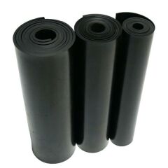 10 mm Saf Lastik Levha (En: 1 Metre Boy: 0,5 Metre)