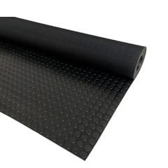 3 Mm Puanlı Siyah Lastik Levha (En: 1,20 Metre x Boy: 1 Metre)