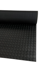 LASTİK LEVHA PUANLI SİYAH 1,20 (EN: 1,2 MT BOY: 1 MT)