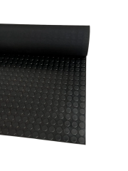 5 mm Puanlı Lastik Levha Siyah (En: 1,2 Metre Boy: 1 Metre)