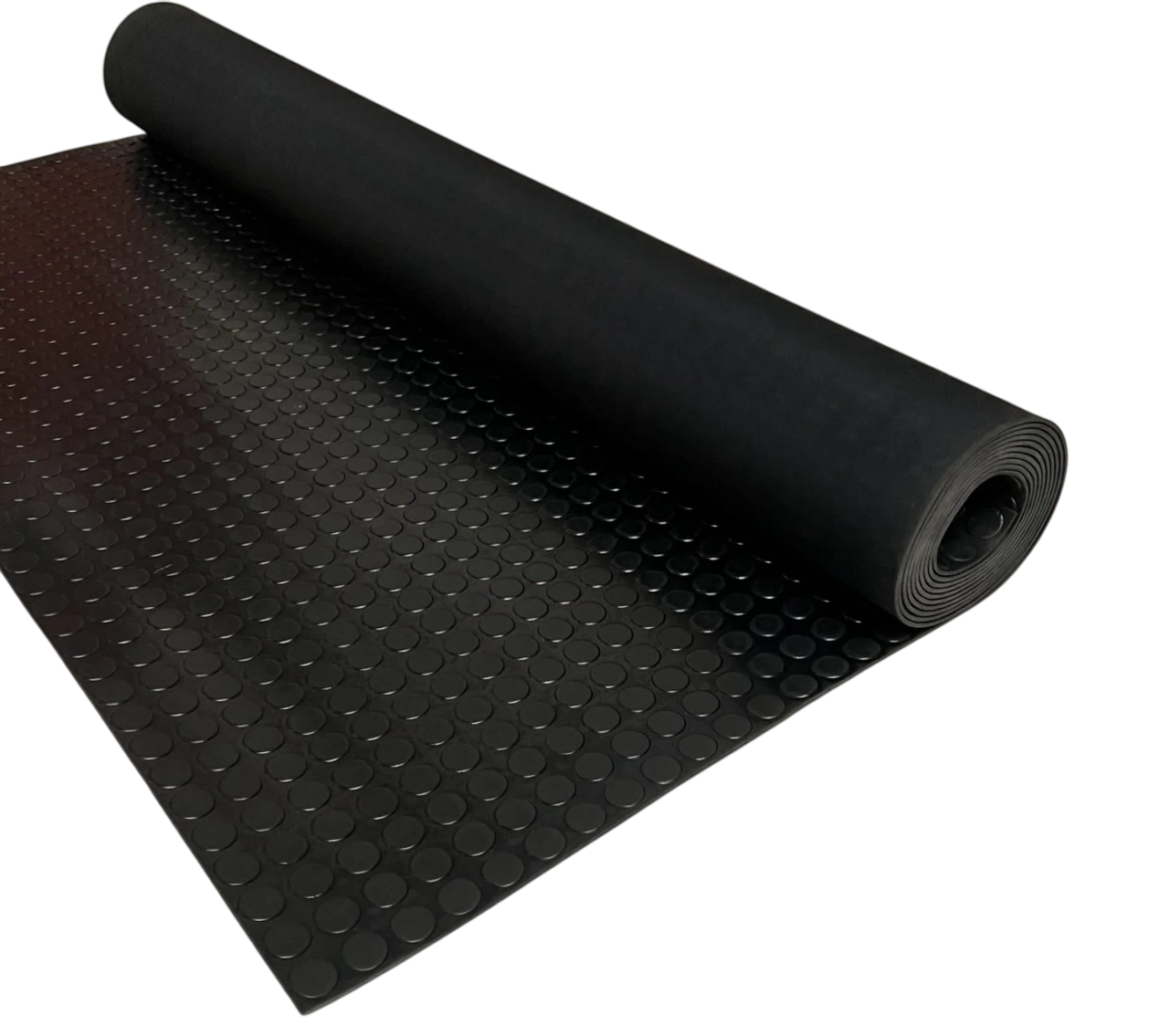 5 mm Lastik Levha Puanlı Siyah (En: 1,2 Metre Boy: 1 Metre)