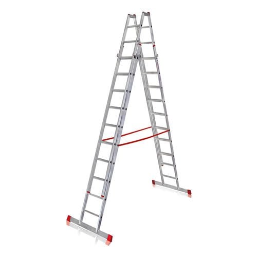 A Tipi Çift Sürgülü Alüminyum Merdiven 3,25 Metre (Atcsm.01)