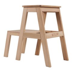 STEP KARYA İKİ BASAMAKLI MASİF TABURE MERDİVEN (YÜKSEKLİK 55 CM)