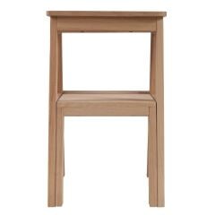 Step Karya İki Basamaklı Ahşap Tabure Merdiven (Yükseklik 55 Cm)