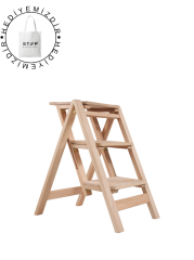 Step Apollo 3 Katlanabilir Ahşap Merdiven Tabure (3 Basamaklı)