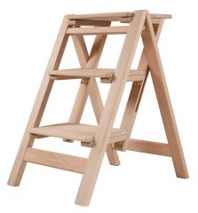Step Apollo 3 Katlanabilir Ahşap Merdiven Tabure (3 Basamaklı)
