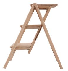 Step Apollo 3 Katlanabilir Ahşap Merdiven Tabure (3 Basamaklı)