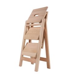 Step Apollo 3 Katlanabilir Ahşap Merdiven Tabure (3 Basamaklı)