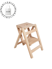 Step Apollo 2 Katlanabilir Ahşap Merdiven Tabure (2 Basamaklı)