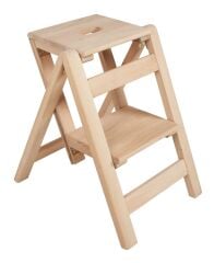 Step Apollo 2 Katlanabilir Ahşap Merdiven Tabure (2 Basamaklı)