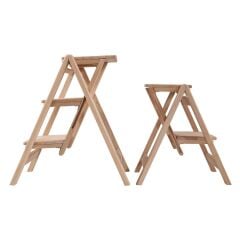 Step Apollo 2 Katlanabilir Ahşap Merdiven Tabure (2 Basamaklı)