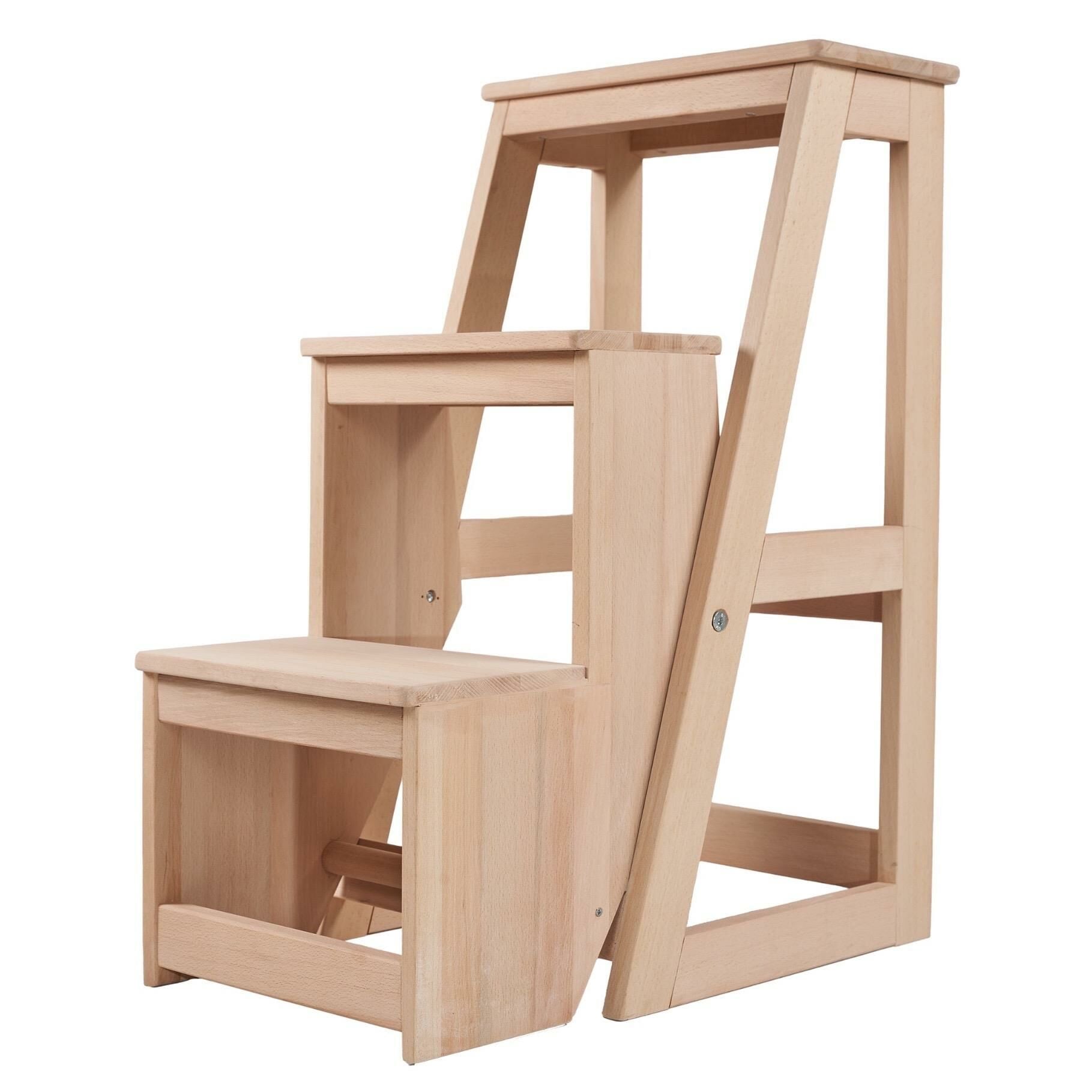 Step Pan İçe Katlanır Basamaklı Tabure (3 Basamaklı)