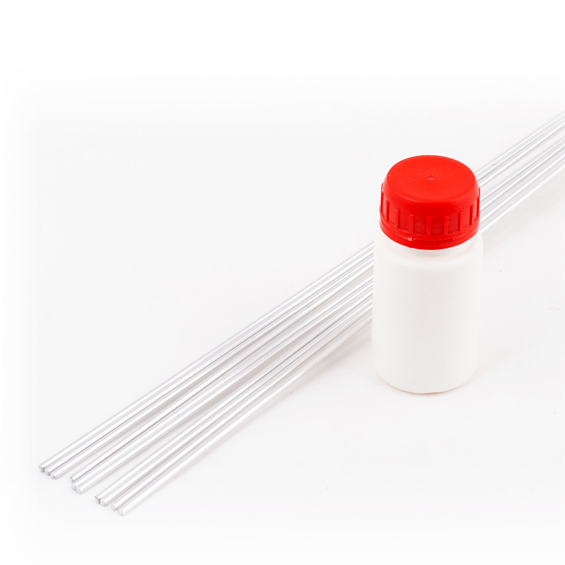 2,4 Mm Alüminyum Kaynak Teli (10 Adet) + (50 Gr) Alüminyum Kaynak Dekapanı