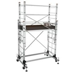 Alüminyum İskele 4 Metre Teleskopik (Sar7507) (2 *2 Mt)